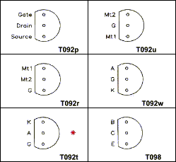 Transistor Pin-Outs