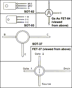Transistor Pin-Outs